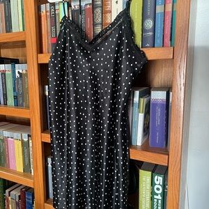 Morgan Taylor Black and White Polka Dot Mini Dress